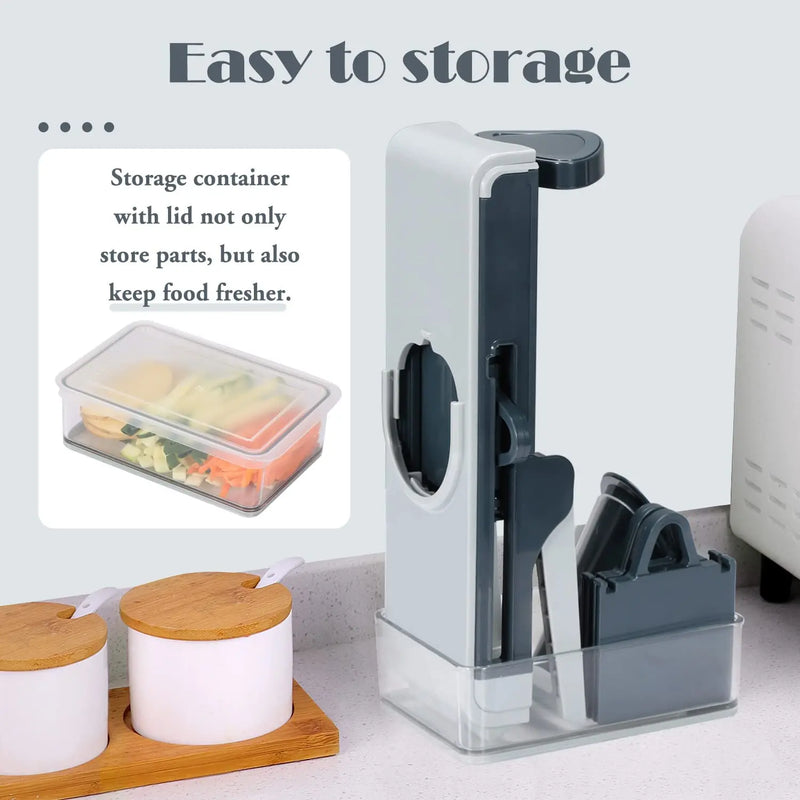 Effortlessly slice and dice 🍳🧑‍🍳 your way to perfect meals with Danoz Kitchen All Vegetables Cutter