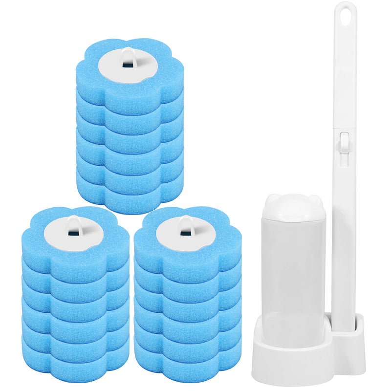 🚹 Danoz Toilet CleanSmart | Willstar Disposable Toilet Brush & Holder Set | Auto-Lid | 360° Deep Clean | Scented Heads | Wall or Floor Mount | 18–72 Heads | Free Postage!