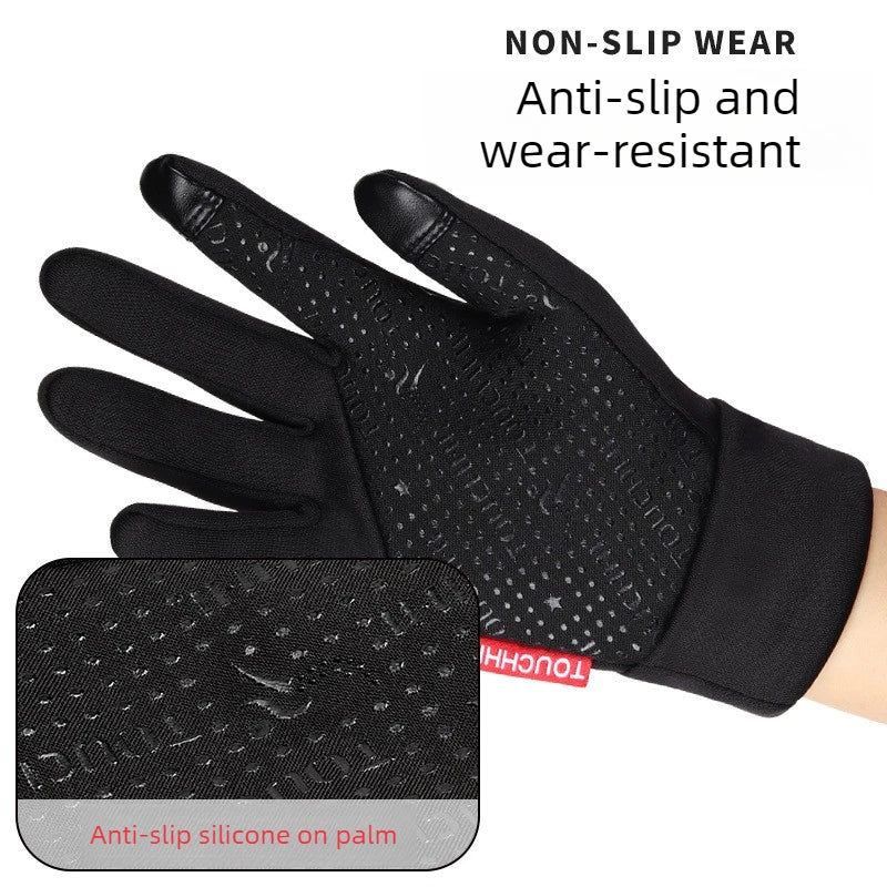 Danoz WinterSmart - Polyester USB Heated Gloves Waterproof Reusable Rechargeable Gloves Non-Slip Adjustable Touchscreen Gloves& Mittens for Winter