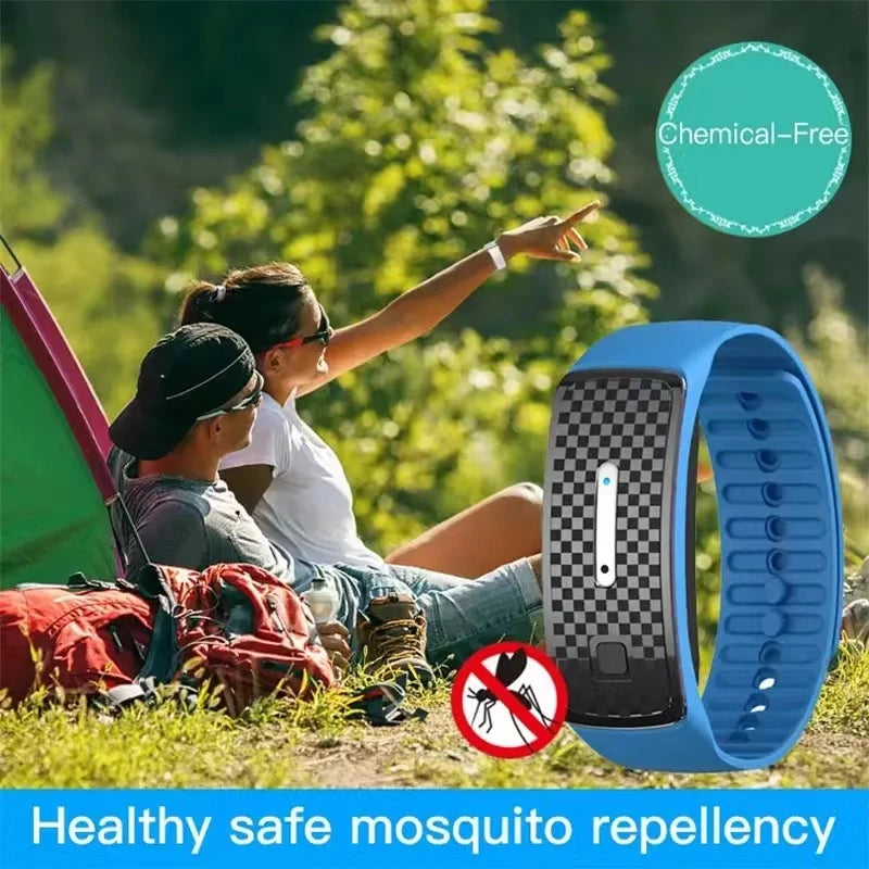 Get ready to boost your wellness game with Danoz Outdoors Ultrasonic Mosquito Repeller and Body Shape Wristband! - Buy 1 Get 1 Free!