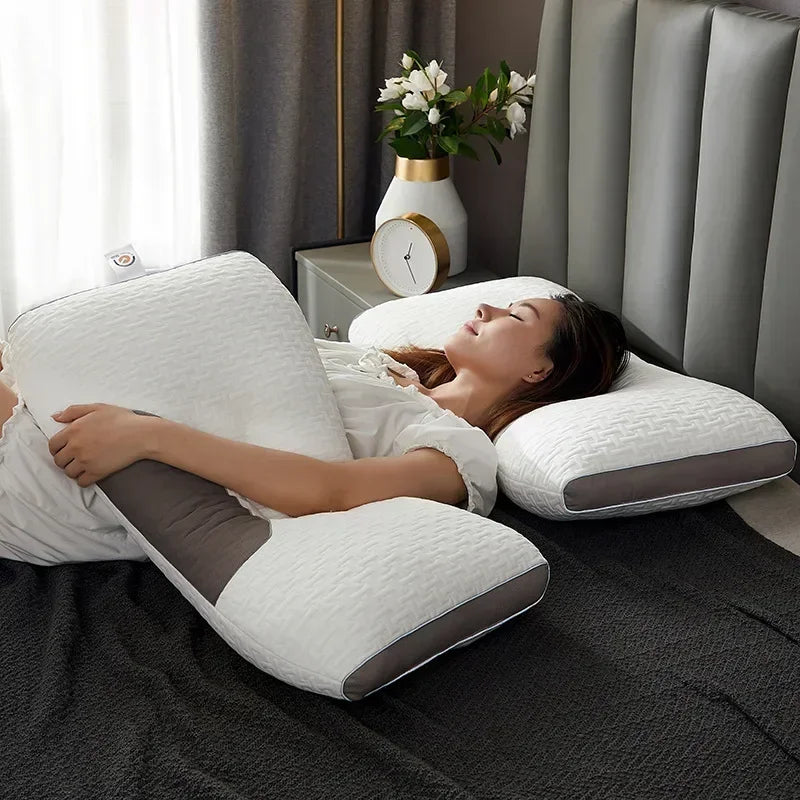 Experience a better night's sleep with Danoz PillowSmart Cervical Orthopedic Neck Pillow 48x74Cm - Buy 1 get 1 More!