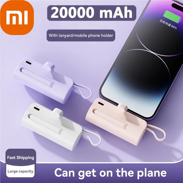 Charge your devices on-the-go with Danoz Direct - Xiaomi 20000mAh Mini Power Bank!