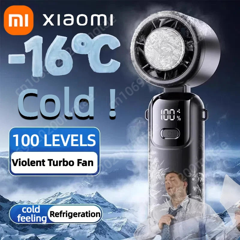 Stay cool on the go with Xiaomi Handheld Fan from Danoz! Featuring 100-speed settings and a super-quiet brushless motor, this fan delivers powerful cool breezes - Down to -16C
