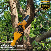 Chainsaw with telescopic handle