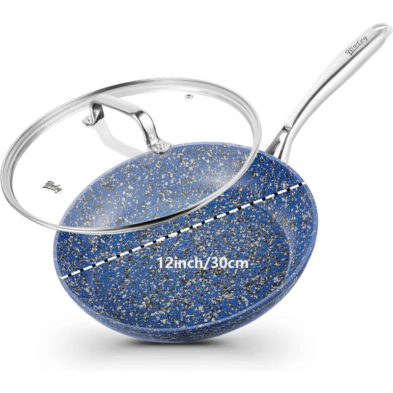 Add a pop of color to your cooking with Danoz DuraStone 26cm Forged Aluminum Fry Pan! incl. 5 years warranty