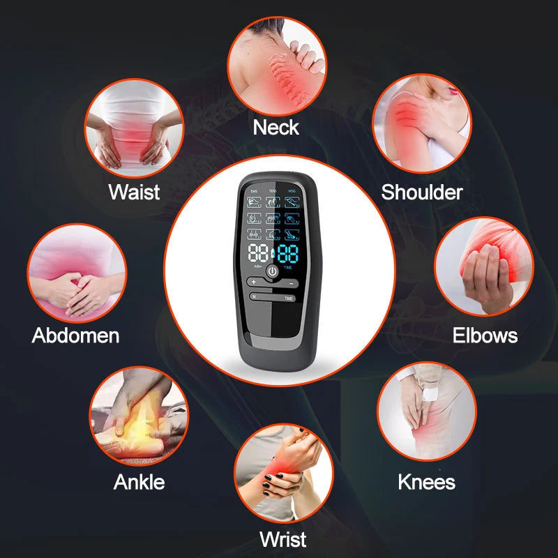 Zap away tension and kick-start your muscles with Danoz EMS! This electric EMS device combines physiotherapy, TENS, and acupuncture vibes to deliver digital therapy and body slimming in one sleek machine.