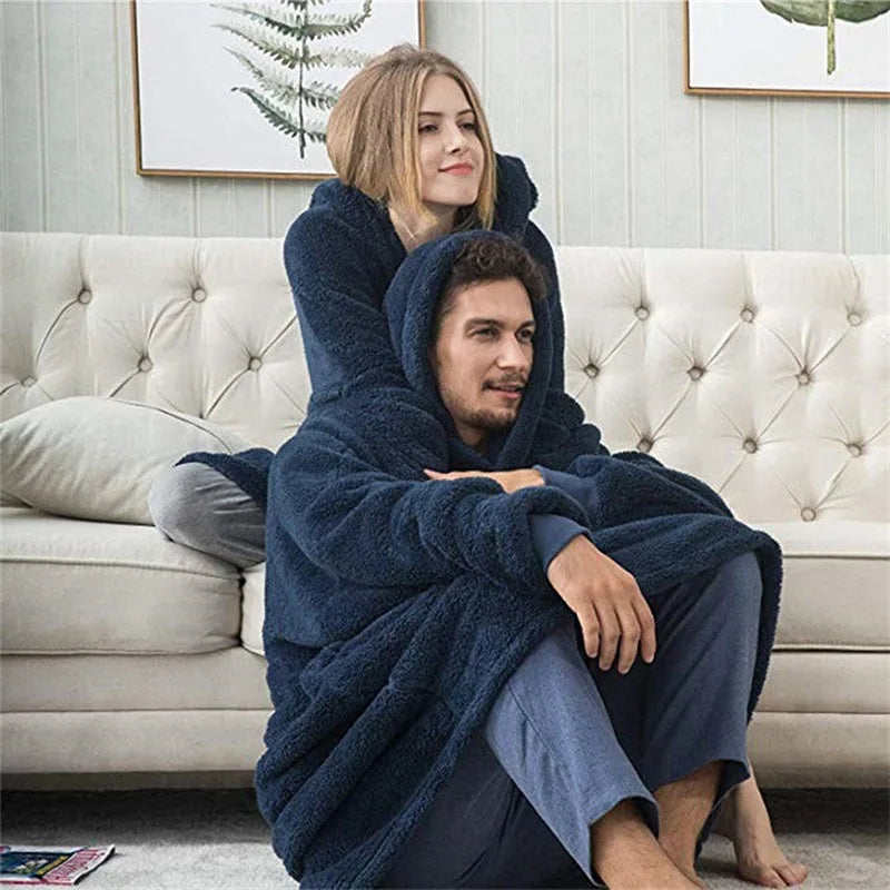 Danoz WinterSmart OziCozy ❄️🧥 The Cozy Hoodie Blanket You'll Never Want to Take Off!