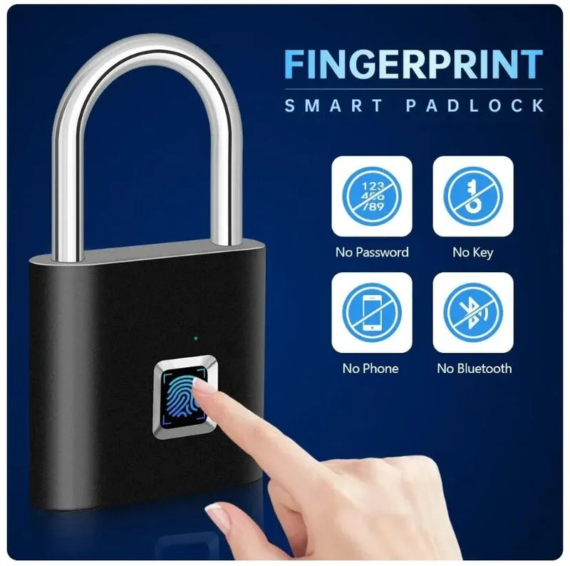 Secure your belongings with Danoz Direct Fingerprint Lock! No need to worry about losing keys or forgetting combinations