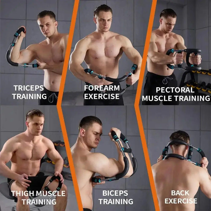 Danoz FitnesSmart – Build Your Best Body at Home! 💪✨ | U-Shaped Arm & Chest Expander | Adjustable Resistance | Targets Chest, Shoulders, Biceps & More | Portable & Foldable!