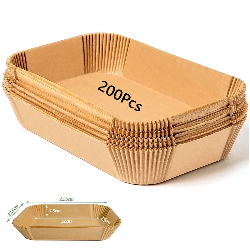 Make your cooking a breeze with Danoz Kitchen’s disposable air fryer paper Tray's! This non-stick, oilproof is perfect for any Air Fryer cooking!