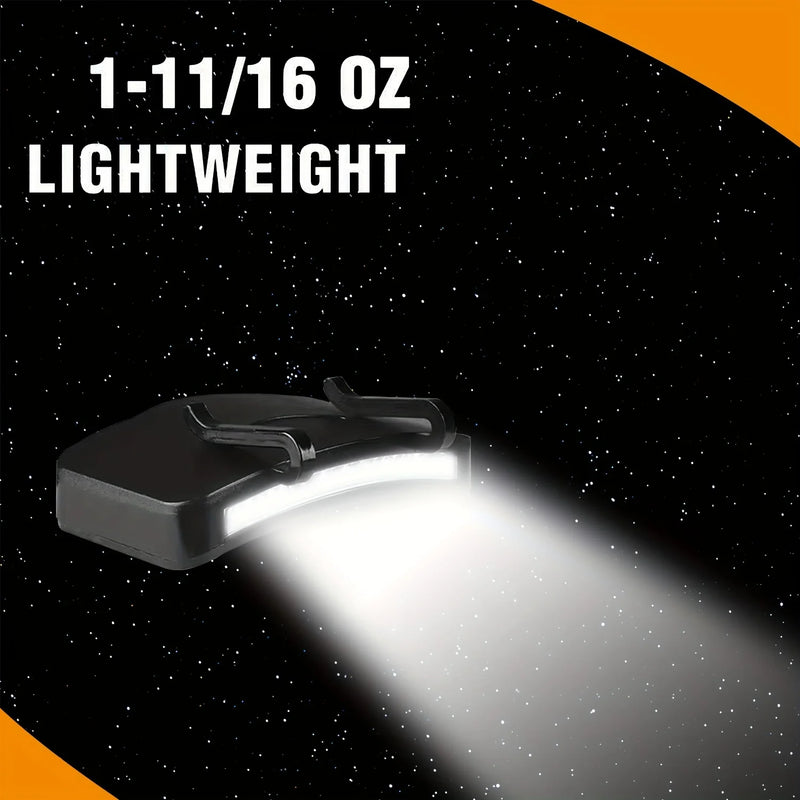 Danoz Smart - Super Bright LED Headlamp Clip On Cap Hat Torch for Outdoor Fishing Camping Hunting - Buy 1 Get 1 Free!
