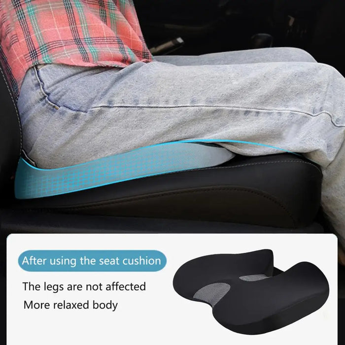 Unparalleled comfort and support with our Danoz Direct - Ergonomic Car Seat Cushion - Relives Tailbone Pain