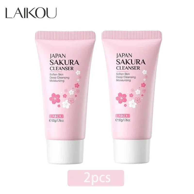 Danoz BeautySmart - Buy 1 Get 1 Free! LAIKOU Sakura Cleanser Gentle Deep Cleaning Oil Control for All Skin Type