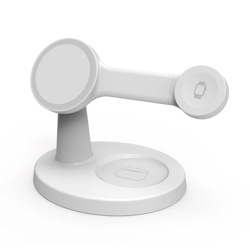 Danoz Smart - 3 In 1 Magnetic Wireless Charger Stand For Magsafe iPhone 16 15 14 13 Pro Max Apple Watch 9 8 AirPods Pro Fast Charging Station