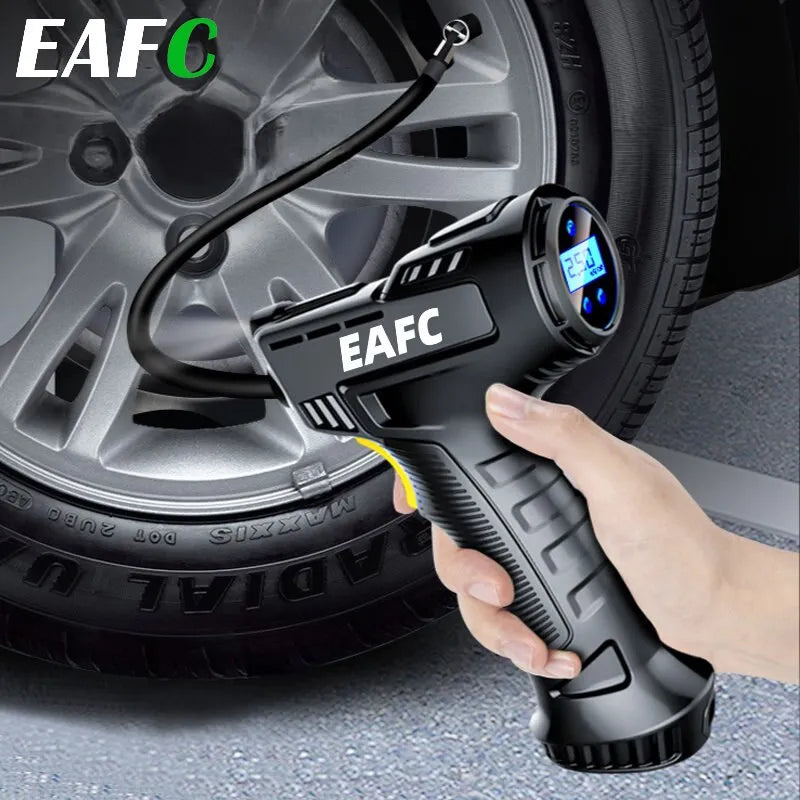 Effortlessly inflate your tires, Play balls, and more with Danoz Direct InflatOn Handheld air compressor - Buy one Get one