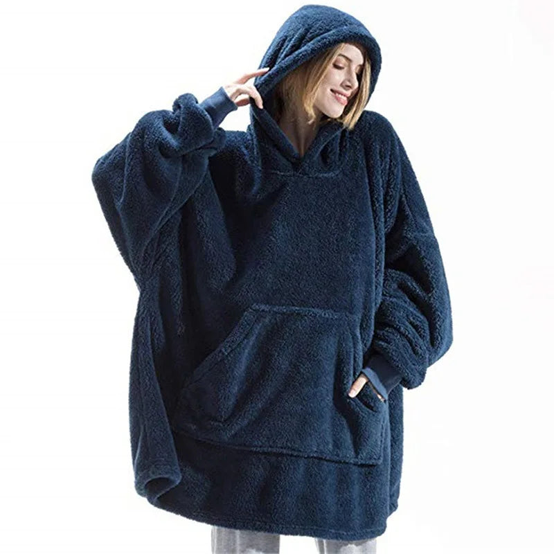 Danoz WinterSmart OziCozy ❄️🧥 The Cozy Hoodie Blanket You'll Never Want to Take Off!