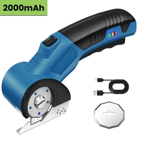 Danoz ToolSmart ✂️ | Cordless Electric Scissors | 320RPM Rotary Blade | USB Rechargeable | LED Display | Fabric Leather PVC DIY | 3 Colours | Free Postage!