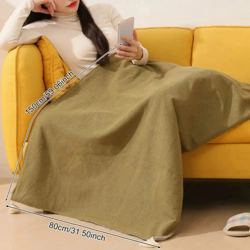 Danoz WinterSmart | USB Electric Heated Blanket | Wearable Shawl | 3 Heating Levels | Washable & Portable | Home, Office & Outdoors 🧣🔥