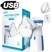 Dr. Isao mesh nebulizer with packaging and accessories on a white background
