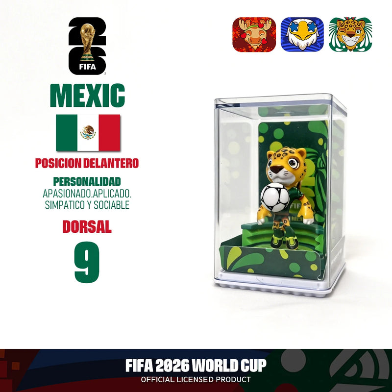 Danoz CollectSmart 🏆 | FIFA Official Licensed 2026 World Cup Mascot 3-Piece Figurine Set | Maple, Zayu & Clutch | 6cm | Fan Collectible | Free Postage!
