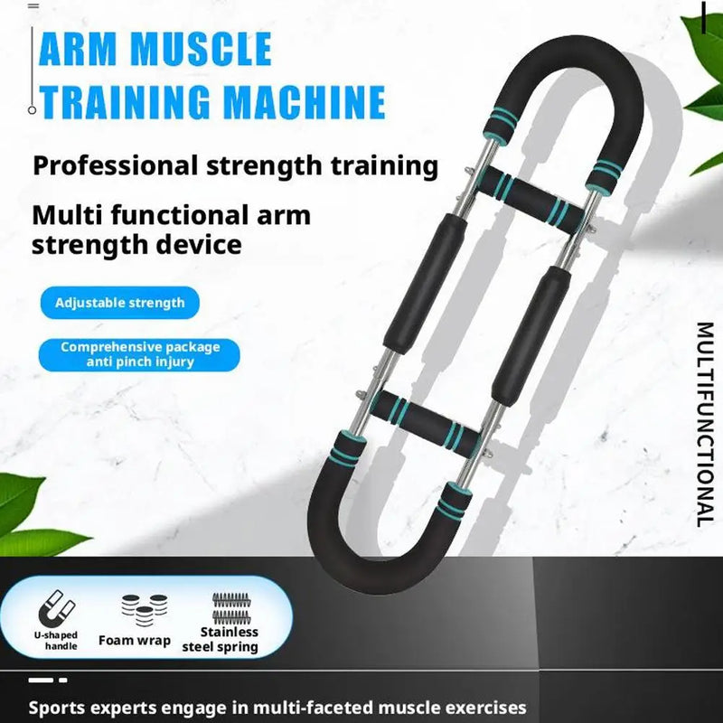 Danoz FitnesSmart – Build Your Best Body at Home! 💪✨ | U-Shaped Arm & Chest Expander | Adjustable Resistance | Targets Chest, Shoulders, Biceps & More | Portable & Foldable!