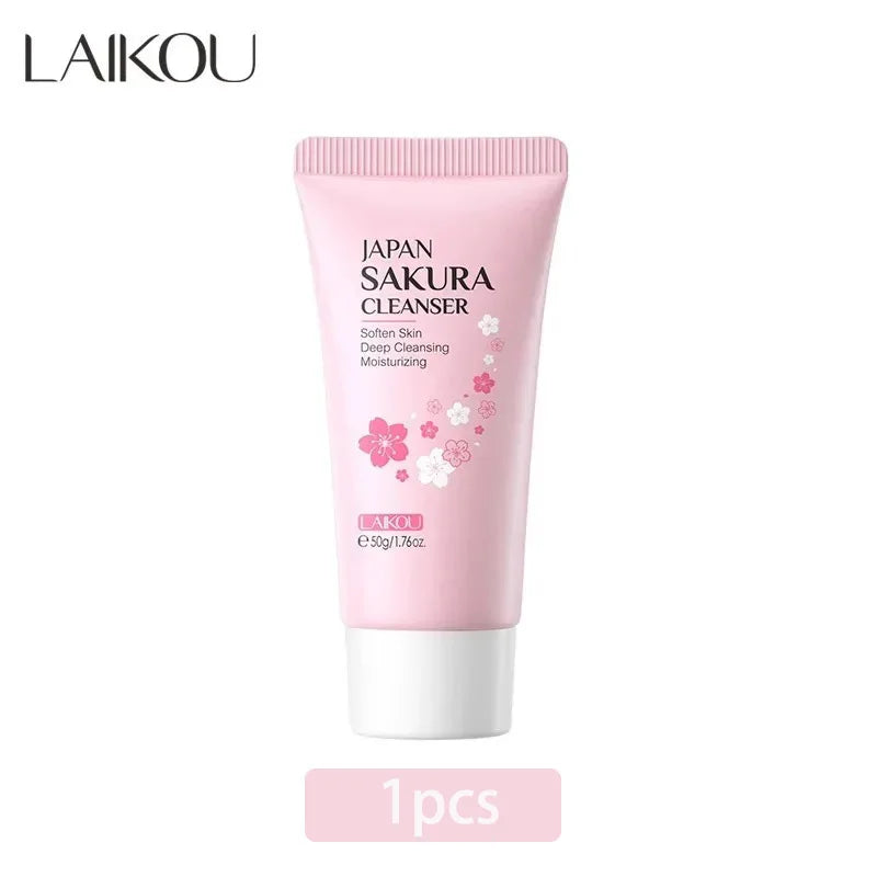Danoz BeautySmart - Buy 1 Get 1 Free! LAIKOU Sakura Cleanser Gentle Deep Cleaning Oil Control for All Skin Type