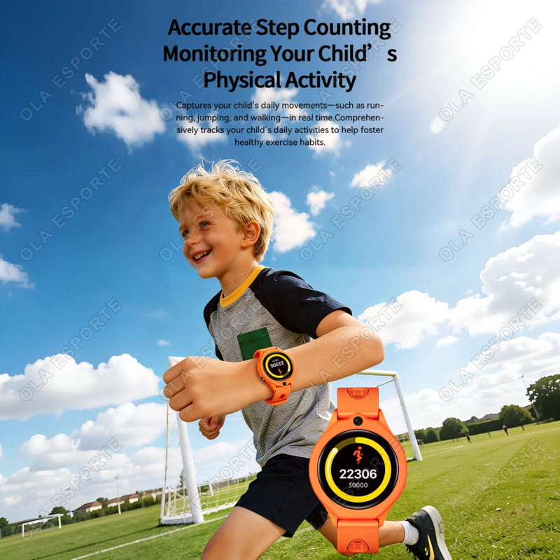 ⌚ Danoz KidSmart | Ola Esporte Kids Smart Watch | 1.52" HD Touch | 18 Games | Flashlight | Sleep Monitor | Alarm Clock | Birthday Gift Boys & Girls ✨