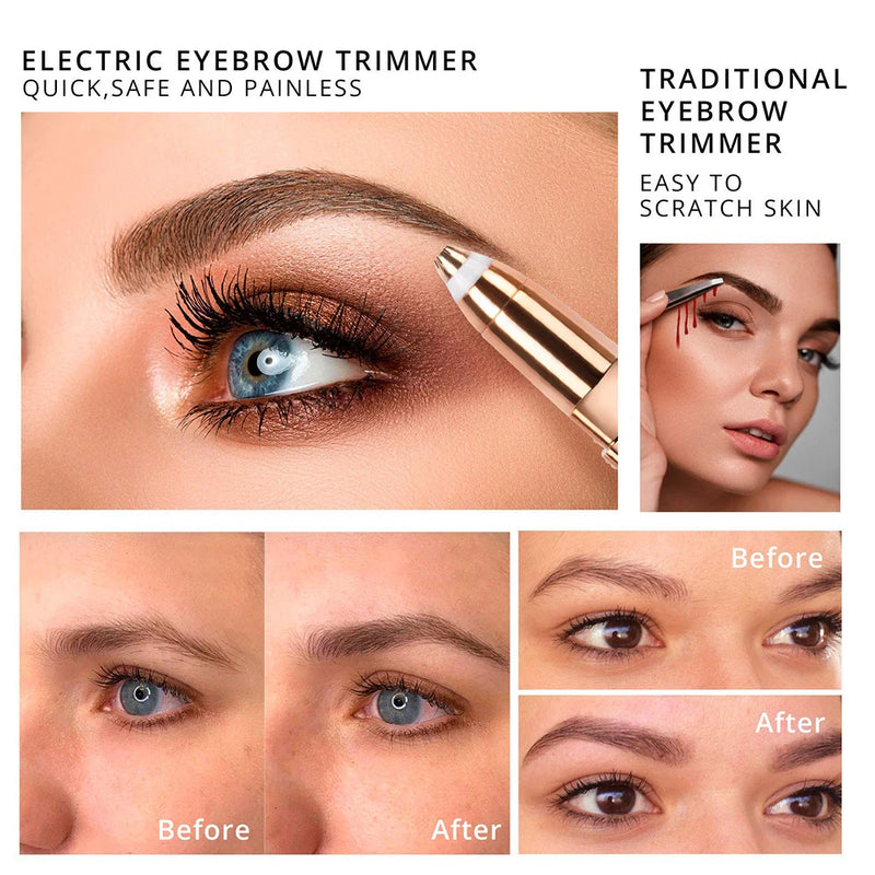 Effortless and painless hair removal with Danoz Micro Shaver. This 4-in-1 wet and dry use machine is designed specifically for women