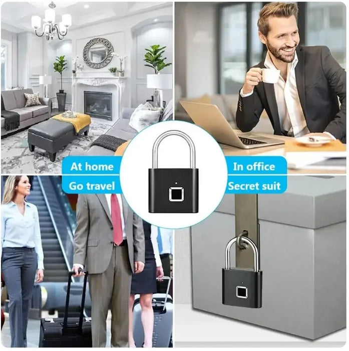 Secure your belongings with Danoz Direct Fingerprint Lock! No need to worry about losing keys or forgetting combinations