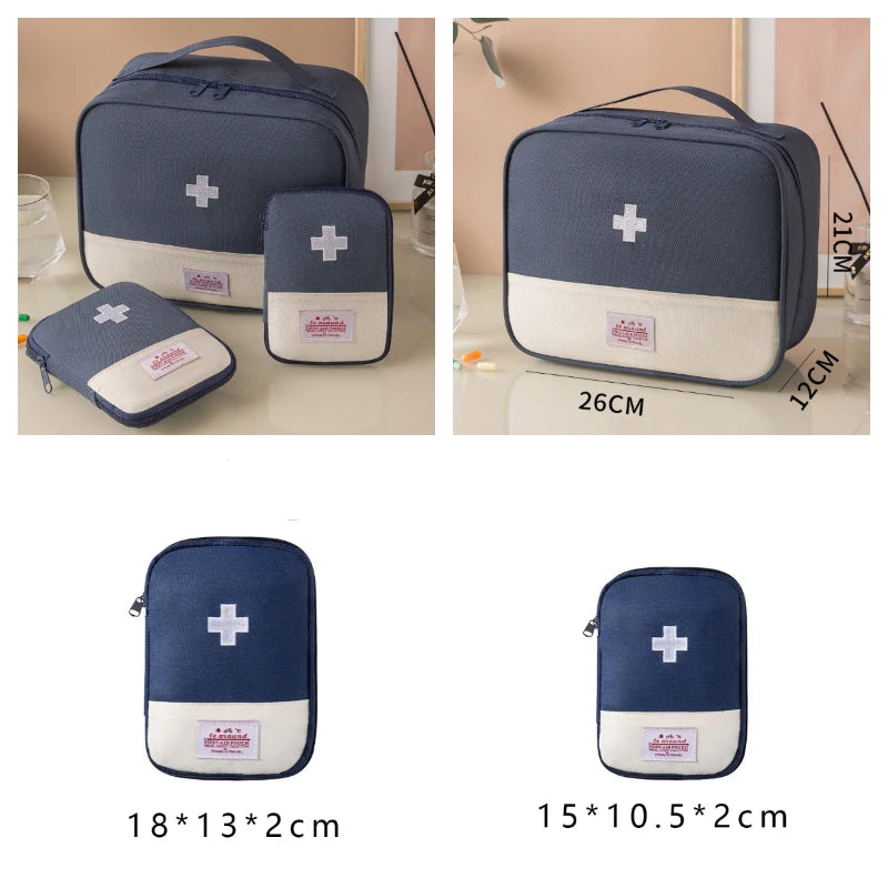 Danoz SafetySmart - 3 Pcs/set Portable Medical Storage Bag Camping Emergency First Aid Kit Organizer Home Outdoor Travel Bag