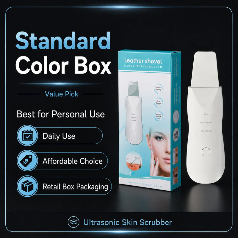 ✨ Danoz BeautySmart | Ultrasonic Skin Scrubber & Blackhead Remover | Deep Pore Cleaner | EMS Microcurrent | Ion Therapy | 35–45°C Heat | USB Rechargeable