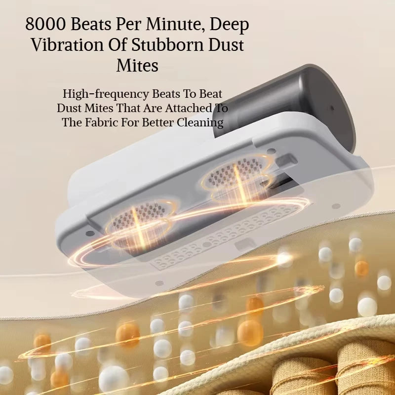 Danoz CleanSmart MiteMaster Wireless Handheld Vacuum 🦠 | UV Mite & Pet Hair Removal | Powerful Suction | USB Rechargeable | Bed, Sofa, Car & Carpet | Lightweight & Portable!