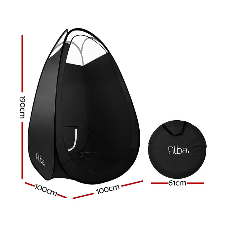 Danoz Summer - Portable Pop Up Tanning Tent - Black - Incl. Delivery