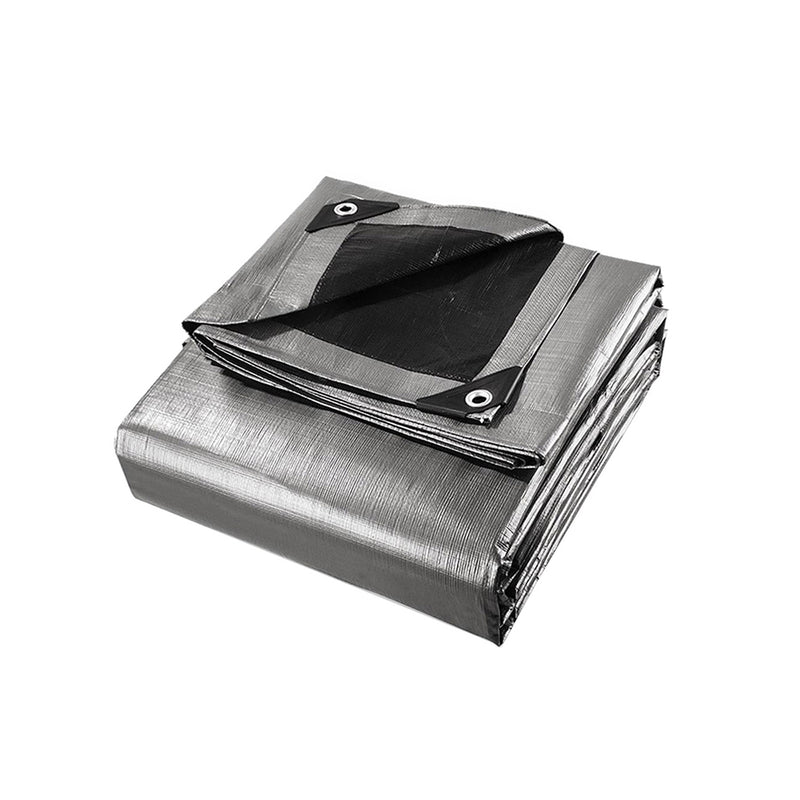 Danoz Outdoors ⛺ Instahut Tarp Tarpaulin 3x4.5m Canvas Camping Heavy Duty Sun Cover