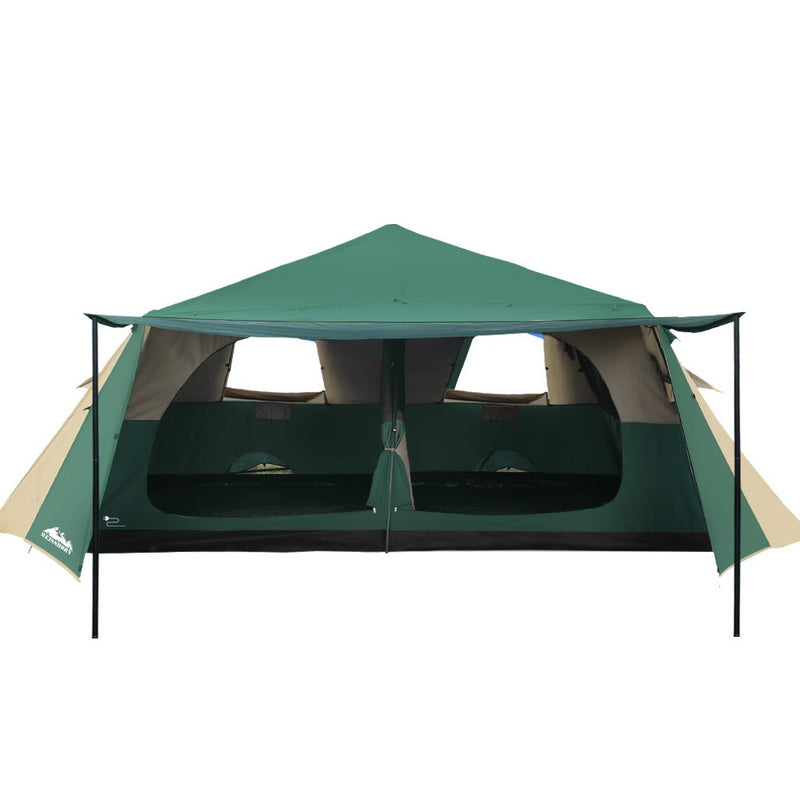 Danoz Direct - Weisshorn Instant Up Camping Tent 8 Person Pop up Tents Family Hiking Dome Camp