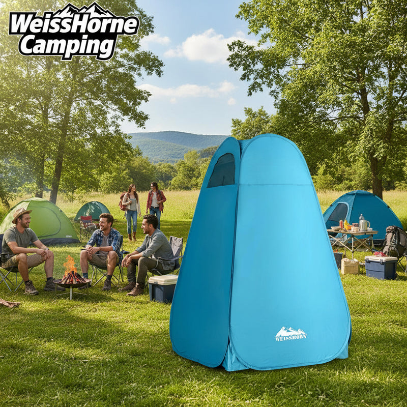 Danoz Camping - Weisshorn Pop up Camping Shower Toilet Tent Outdoor Privacy Change Room