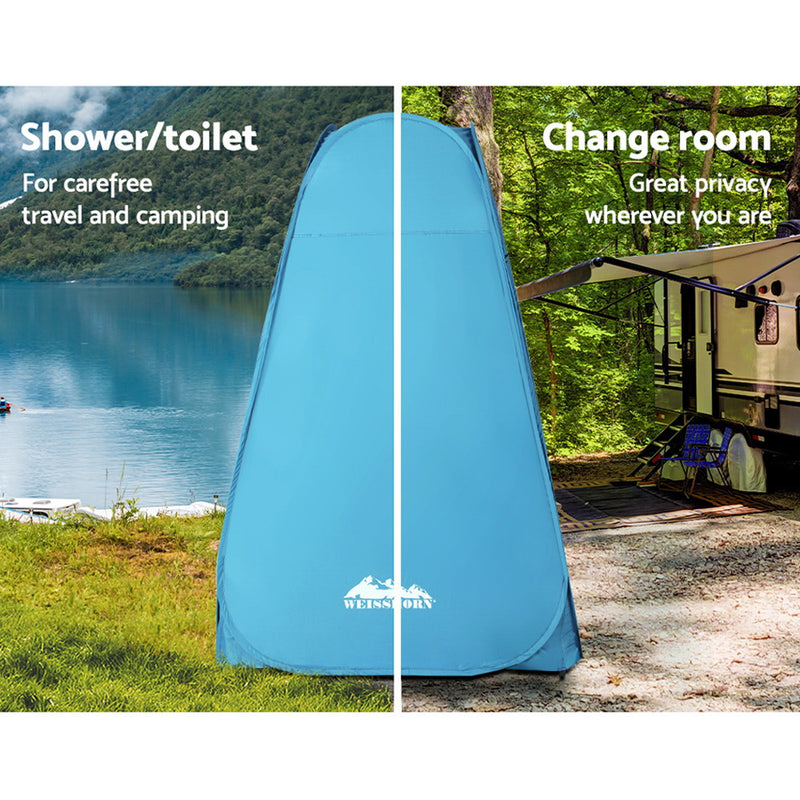 Danoz Camping - Weisshorn Pop up Camping Shower Toilet Tent Outdoor Privacy Change Room