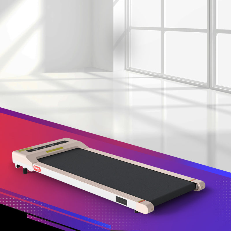 Danoz Fitness - Everfit Treadmill Electric Walking Pad Under Desk Home Gym Fitness 360mm Pink