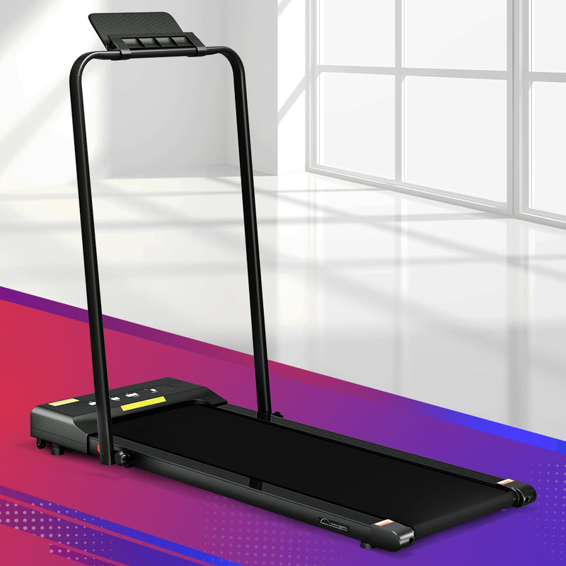 Danoz Fitness - Everfit Treadmill Electric Walking Pad Under Desk Home Gym Fitness 380mm Black