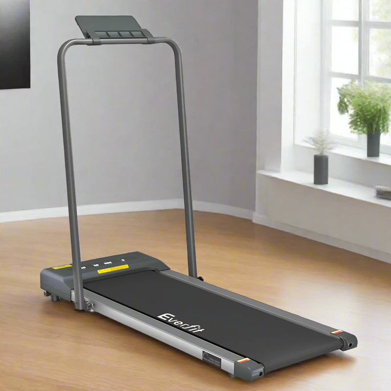 Danoz Fitness - Everfit Treadmill Electric Walking Pad Under Desk Home Gym Fitness 380mm Grey