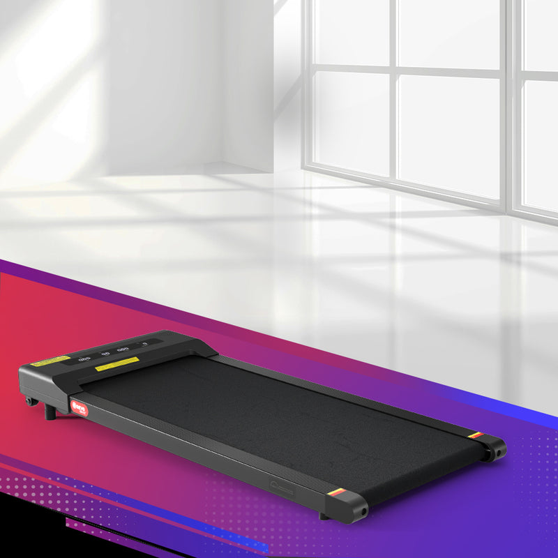 Danoz Fitness - Everfit Treadmill Electric Walking Pad Under Desk Home Gym Fitness 400mm Black - Free Delivery