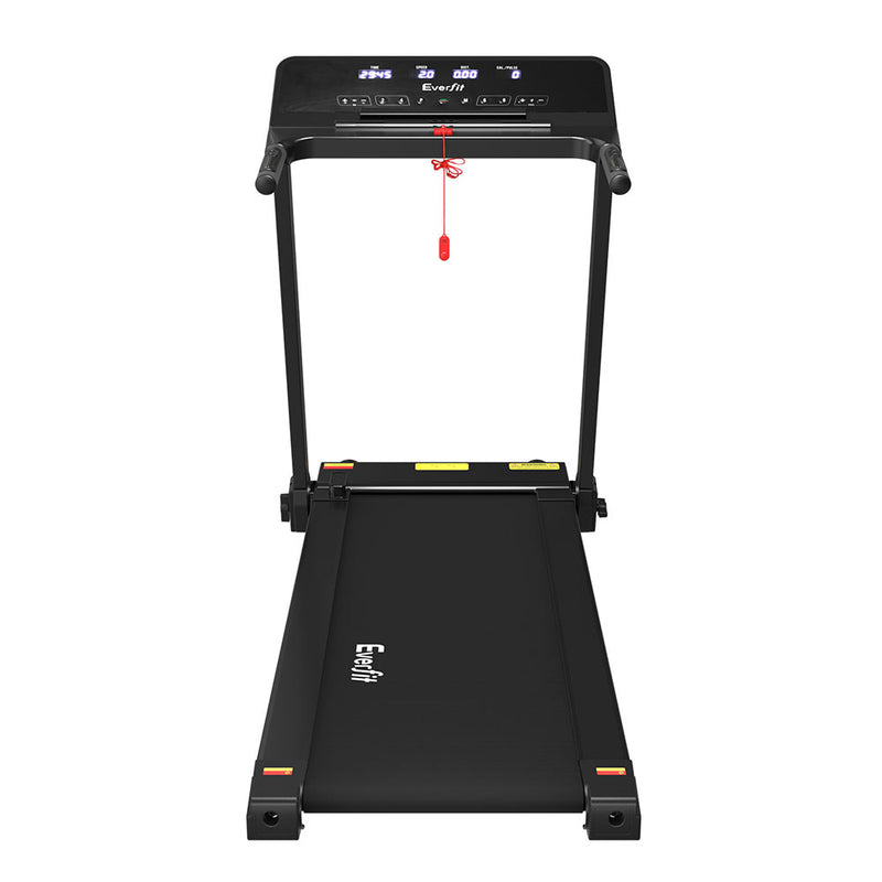 Danoz Direct - Everfit Treadmill Electric Home Gym Fitness Exercise Knob Foldable 420mm Black