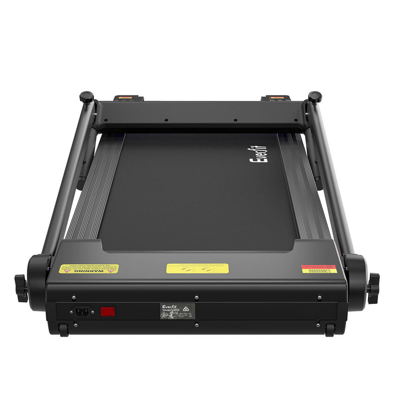 Danoz Direct - Everfit Treadmill Electric Home Gym Fitness Exercise Knob Foldable 450mm Black