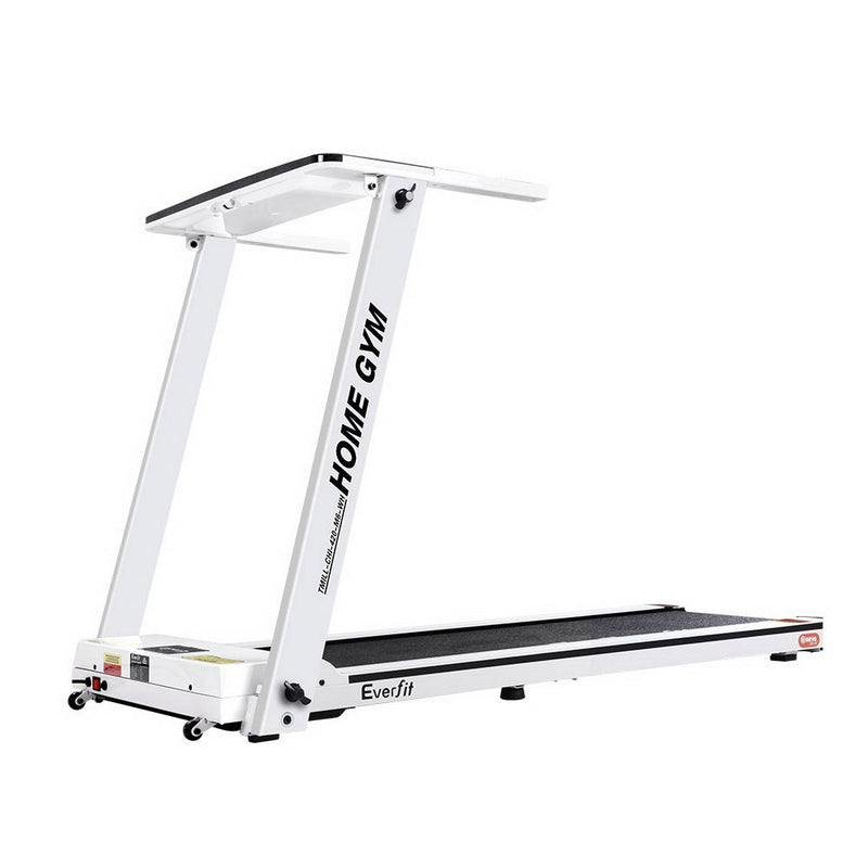 Danoz Fitness - Everfit Treadmill Electric Home Gym Fitness Exercise Fully Foldable 420mm White - Incl Delivery