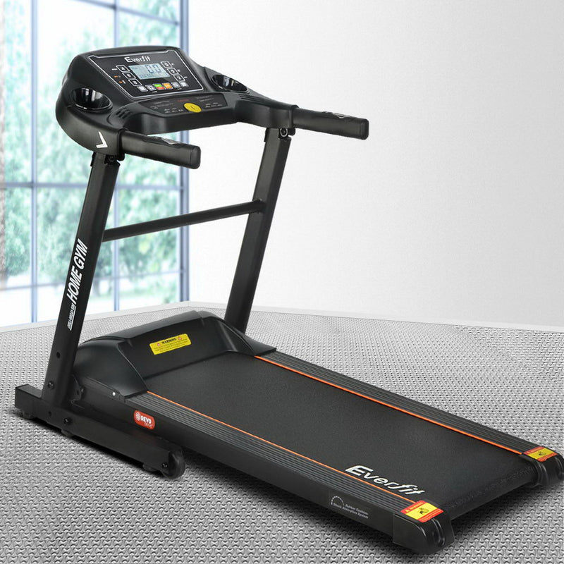 Danoz Fitness - Everfit Treadmill Electric Home Gym Fitness Exercise Machine Foldable 400mm - Incl. Postage