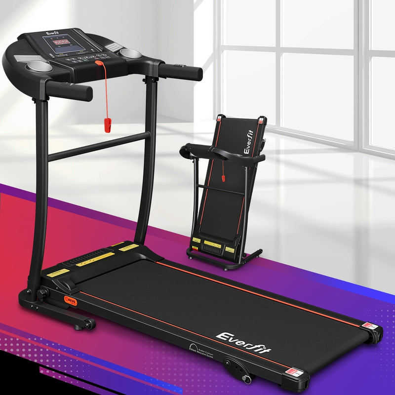 Danoz Fitness - Everfit Treadmill Electric Home Gym Fitness Exercise Equipment Incline 400mm - Free Delivery!