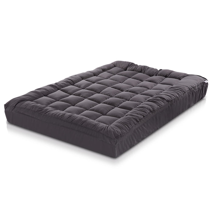 Danoz Direct - Giselle Bedding Mattress Topper Pillowtop Bamboo Charcoal Queen