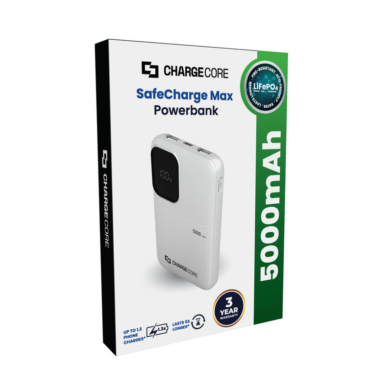 Danoz Smart - ChargeCore SafeCharge Max 5K - White