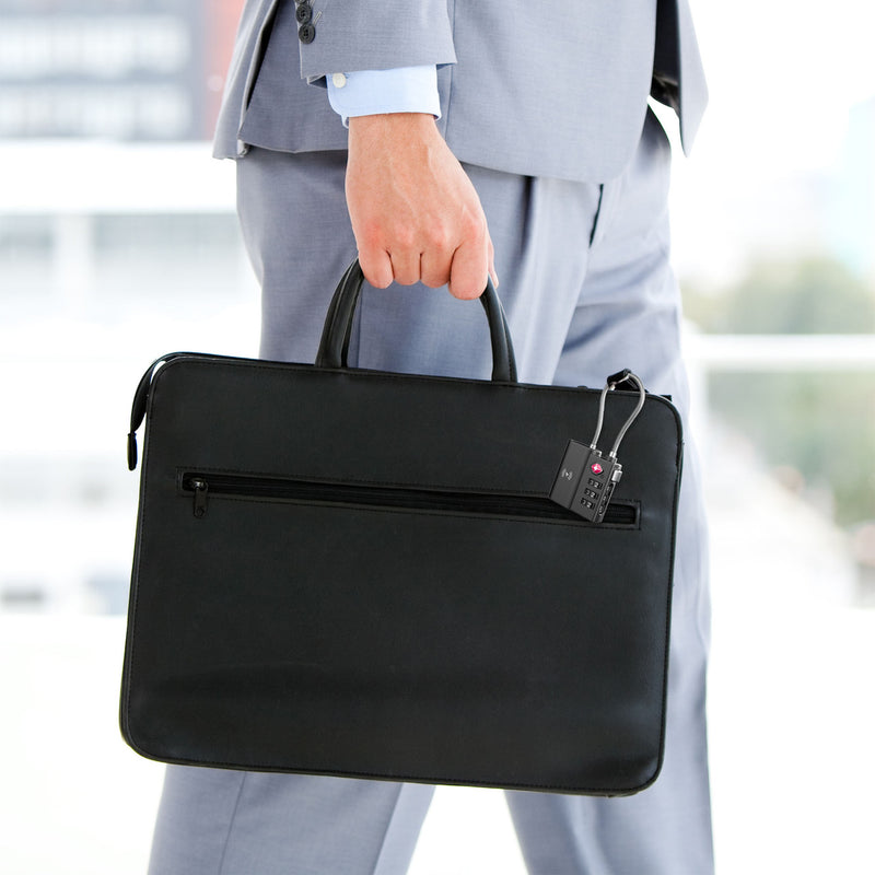 Danoz Smart - Laser TSA Lock Smart Tag with Rechargeable Battery Black