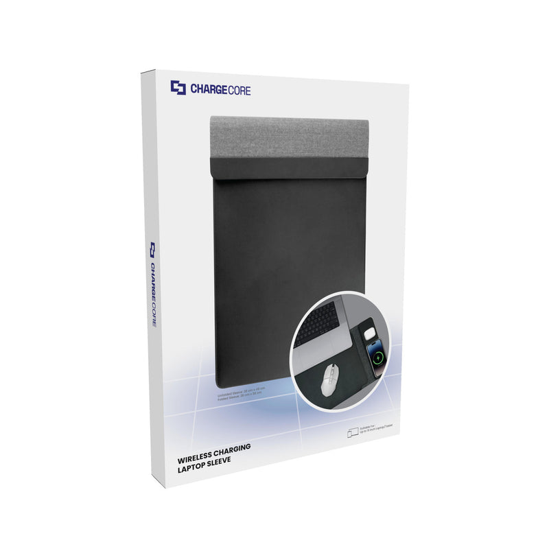 Danoz Smart - Laser Wireless Charging Laptop Sleeve Up to 16 Inch Black